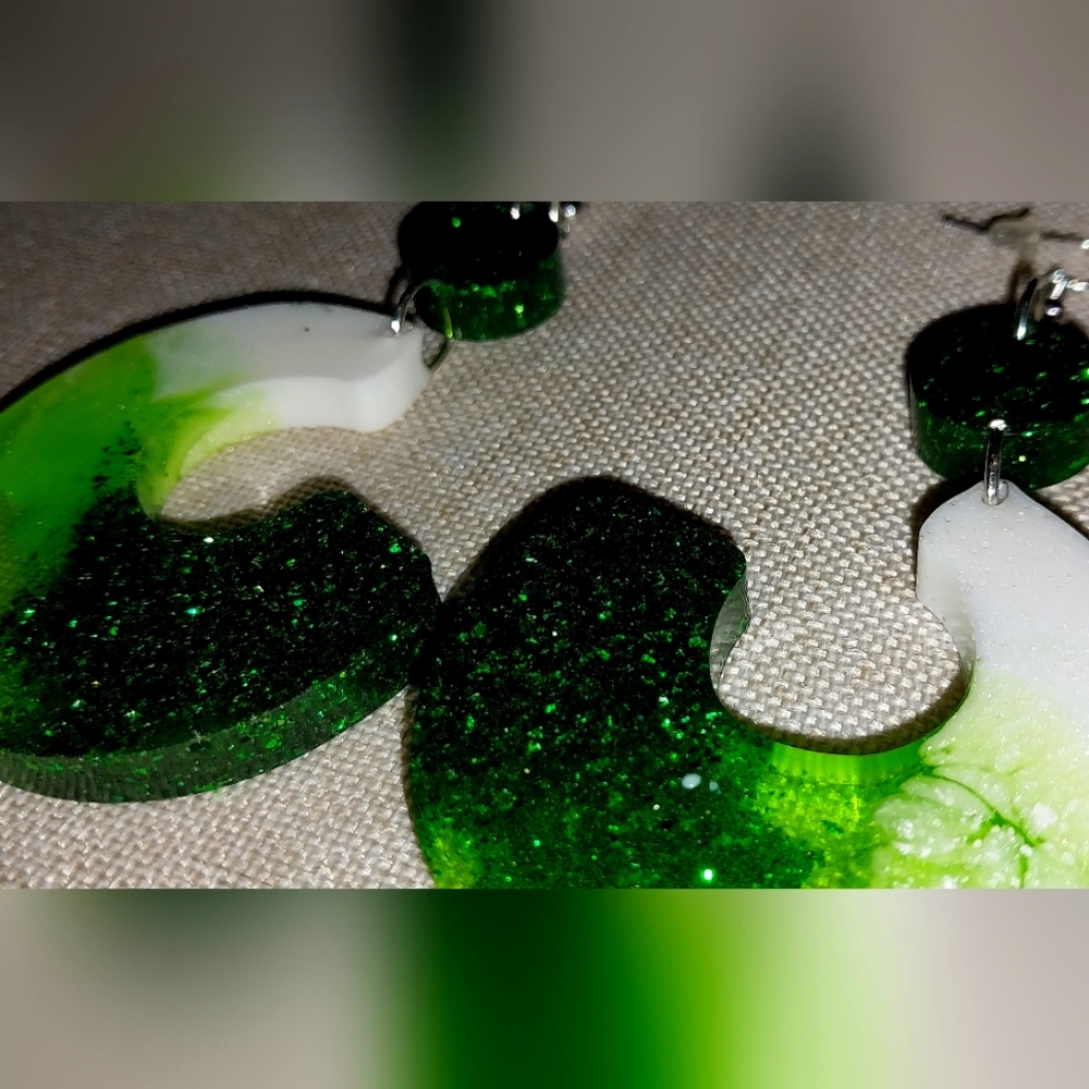 Resin earrings